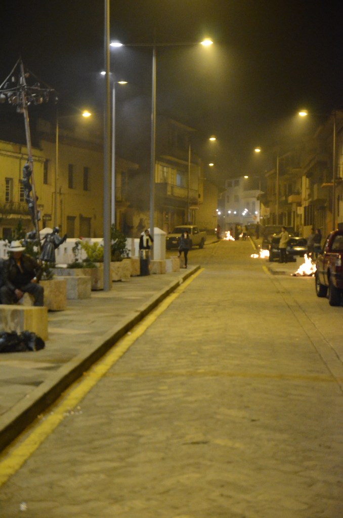 Fires on one block of the street.