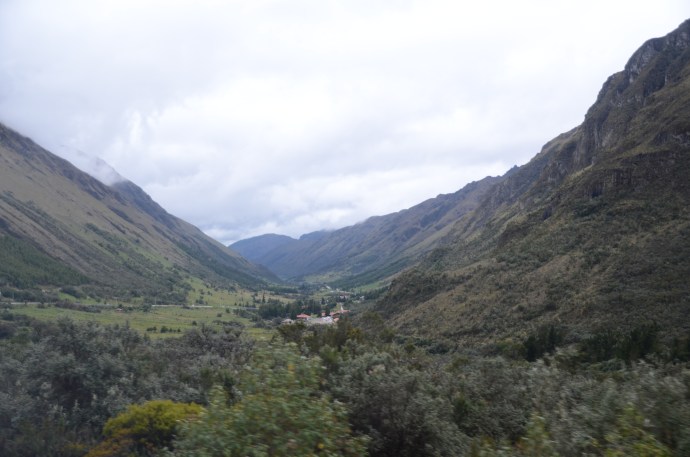 A view of Cajas National Park from the road.