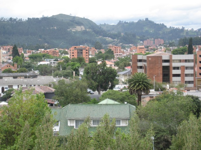 View from roof of Barraco hat factory