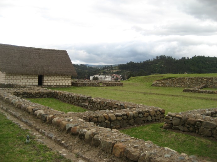 Inca ruins on the upper level of Pumapungo
