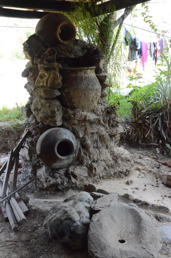 A artistic fixture made of pottery