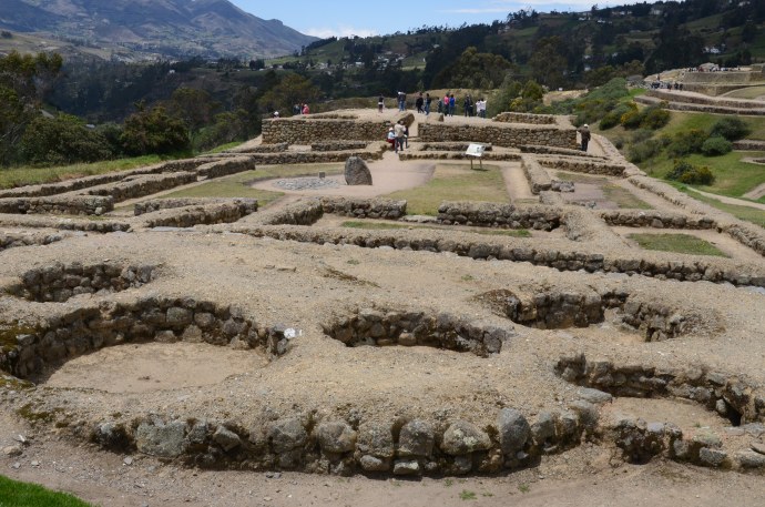 Collcas used for food storage at Ingapirca