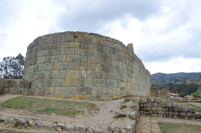 The elliptical Temple of the Sun